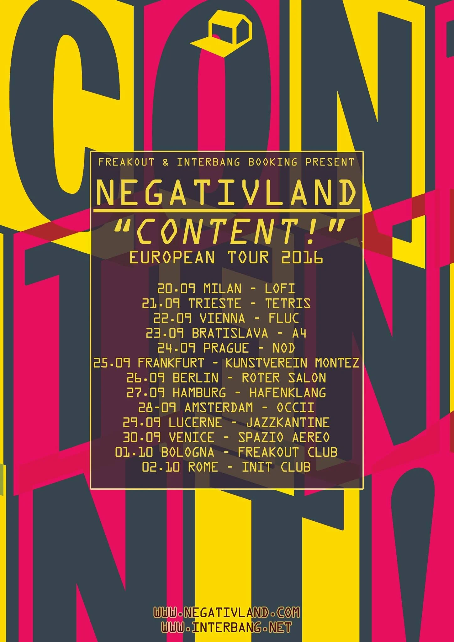 CONTENT Poster — [Negativland & Seeland Records]